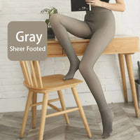 Gray Sheer Footed