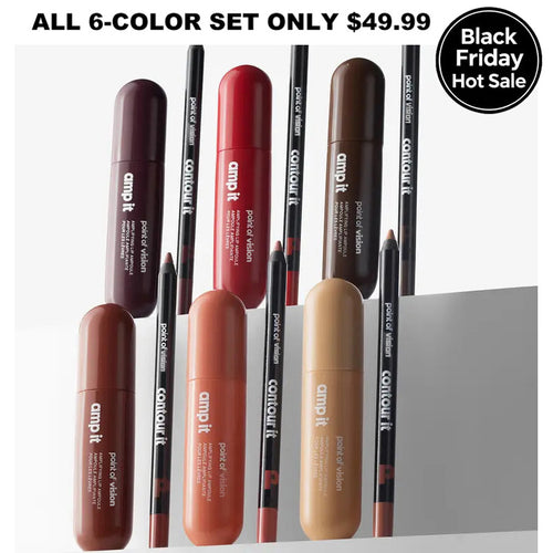 Last hours 60% Off💋Amp (K)its – Color-Rich Lip Ampoules with Matching Lip Liner