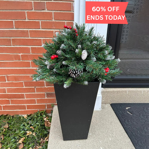 Final Hours 🎄 60% Off Pre-lit Christmas Tree Urn Filler ✨