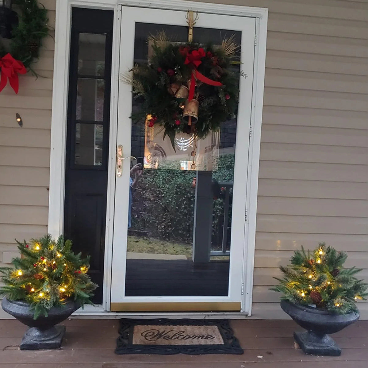 Final Hours 🎄 60% Off Pre-lit Christmas Tree Urn Filler ✨