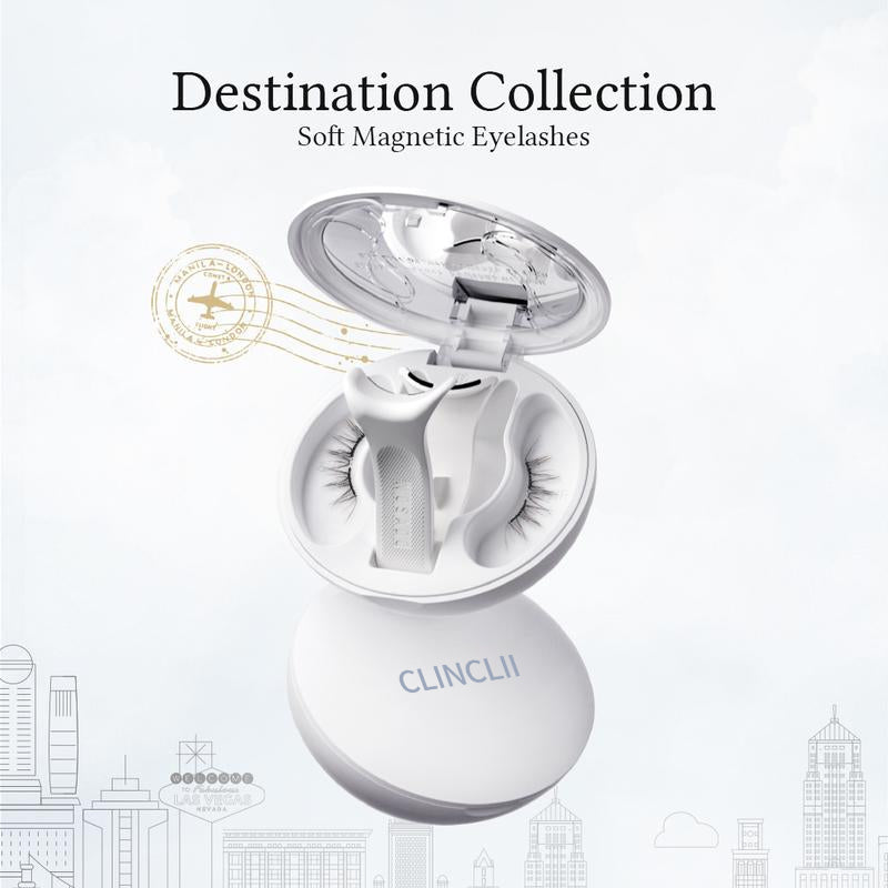 Clinclii™ Soft Magnetic Eyelashes All-in-One Box