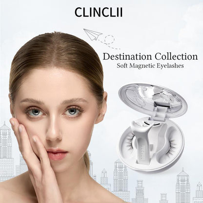 Clinclii™ Soft Magnetic Eyelashes All-in-One Box