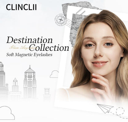 Clinclii™ Soft Magnetic Eyelashes All-in-One Box