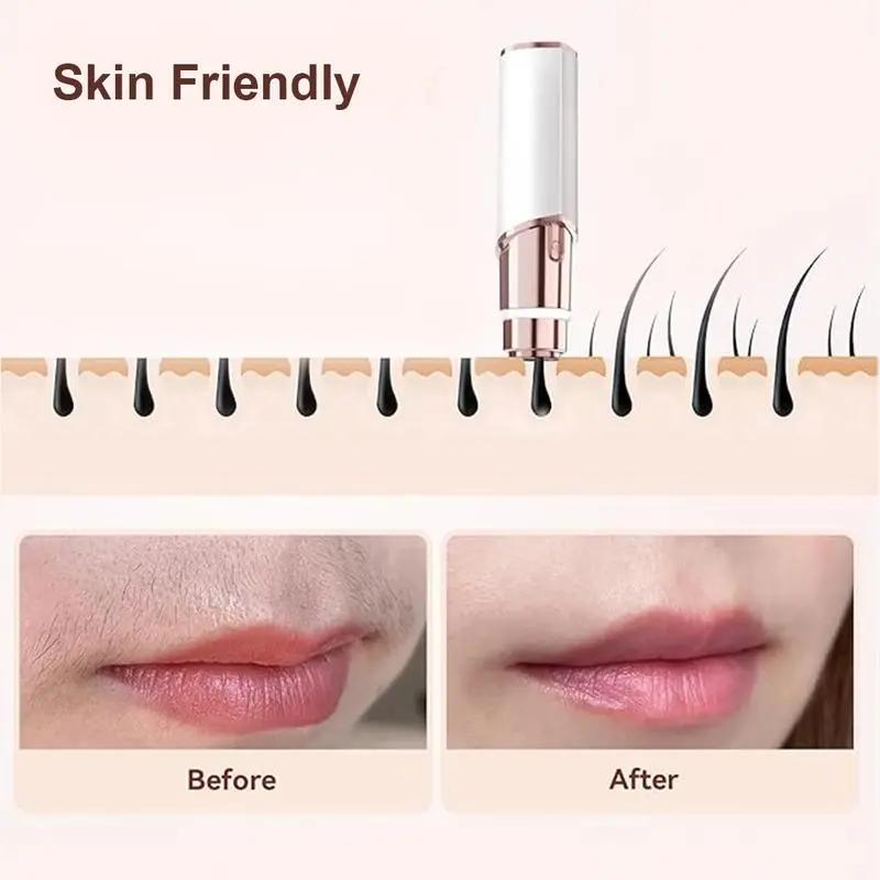 Holiday Haul✨ 2-in-1 Facial & Brow Hair Trimmer – Instant Smooth Skin, Painless & Precision