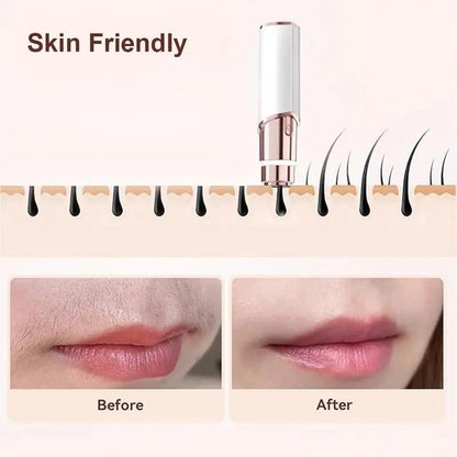 Holiday Haul✨ 2-in-1 Facial & Brow Hair Trimmer – Instant Smooth Skin, Painless & Precision